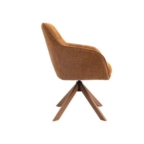 Set de scaune de sufragerie portocaliu 2 buc. tapițat Avola – Unique Furniture-image-4