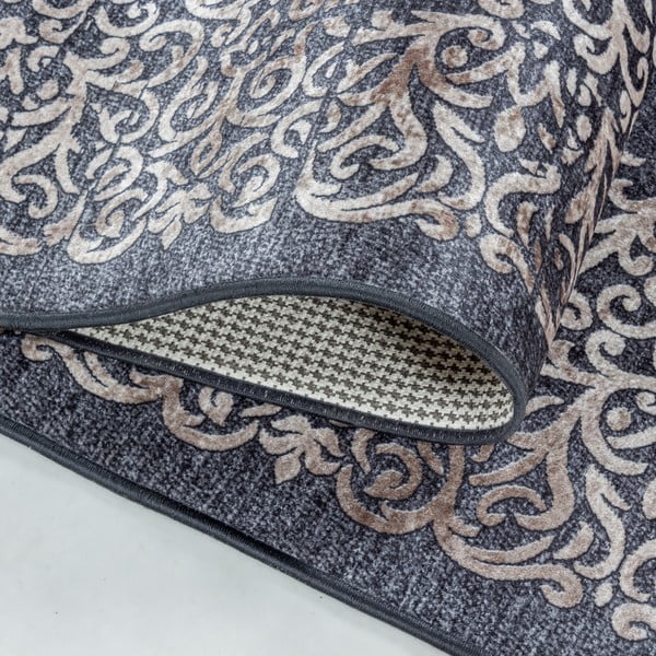 Covor tip traversă gri antracit lavabil 80x250 cm Fiesta – Ayyildiz Carpets-image-2