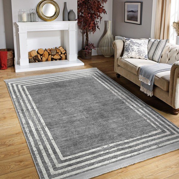 Covor gri 80x150 cm – Mila Home-image-2