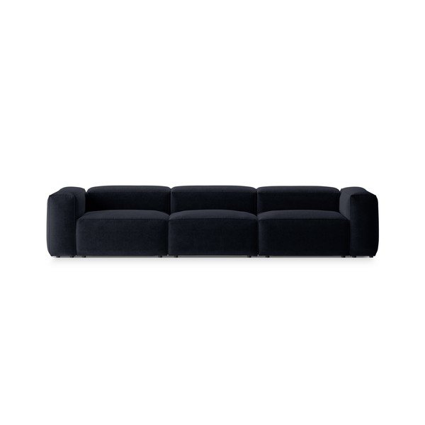 Canapea albastru-închis 364 cm Bergamo – Cosmopolitan Design
