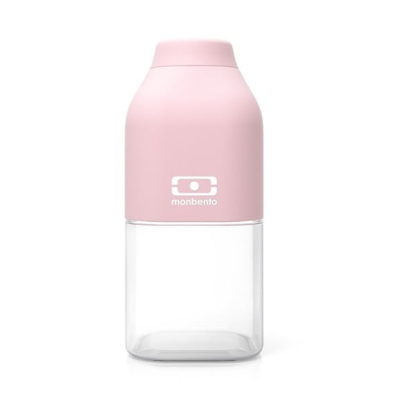 Sticlă pentru apă Monbento Positive, 300 ml, roz deschis