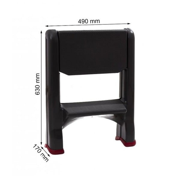 Scară neagră Curver, înălțime 63 cm-image-2