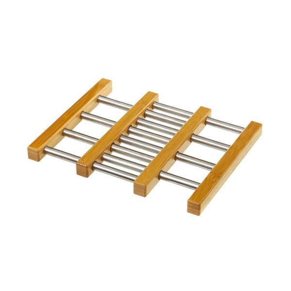 Suport reglabil din bambus și oțel pentru recipiente fierbinți Casa Selección-image-1