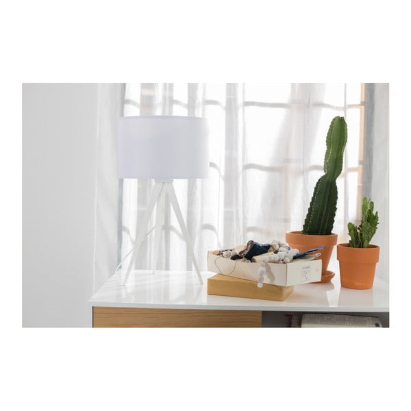 Veioză Zuiver Tripod, alb-image-3