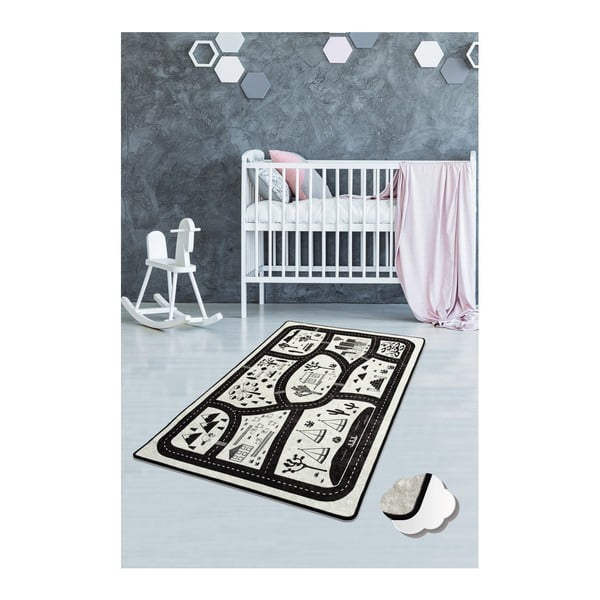 Covor copii Black City, 140 x 190 cm-image-1