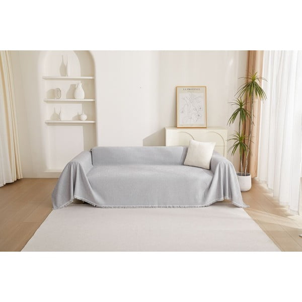 Husă gri deschis pentru canapea cu 3 locuri Talo – Filumi-image-2