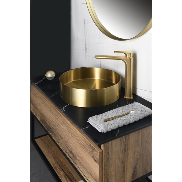 Baterie aurie pentru chiuvetă înaltă Spy – Sapho-image-3