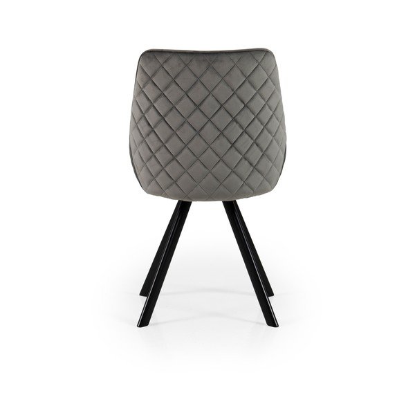 Scaune de dining gri 2 buc. din catifea Ritz – Tenzo-image-2