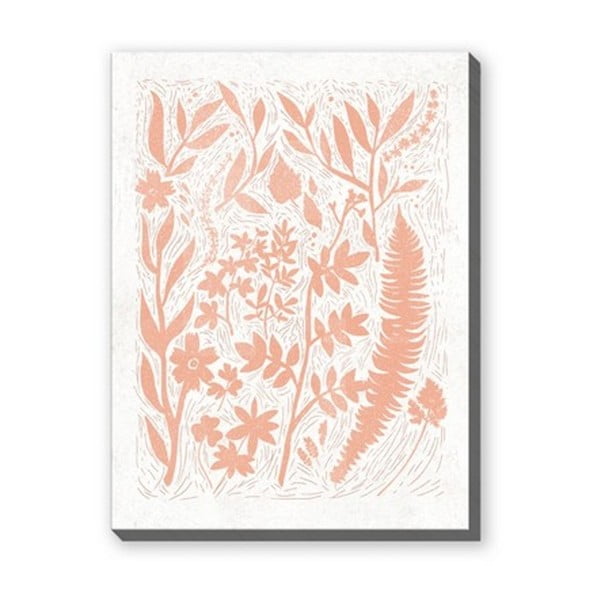 Tablou Global Art Production Linocut Field Flowers II, 30 x 40 cm