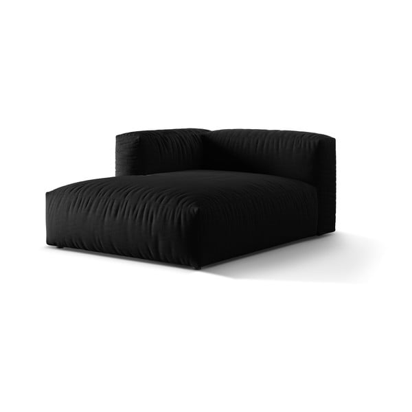 Modul pentru canapea modulară negru (cu colț pe partea stângă ) Martina – Micadoni Home-image-2