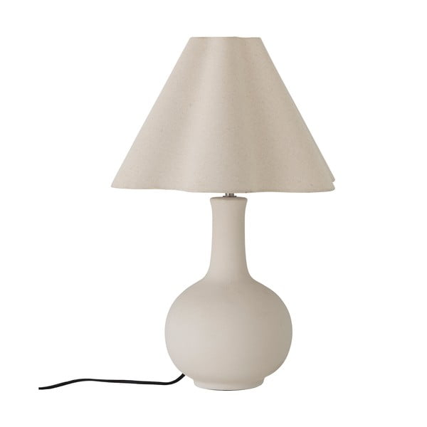 Veioză crem cu abajur textil (înălțime 60 cm) Heide – Bloomingville