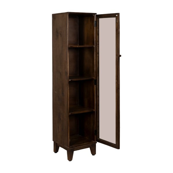 Vitrină maro din lemn de mango 40x180x40 cm Ravi – Ixia-image-2