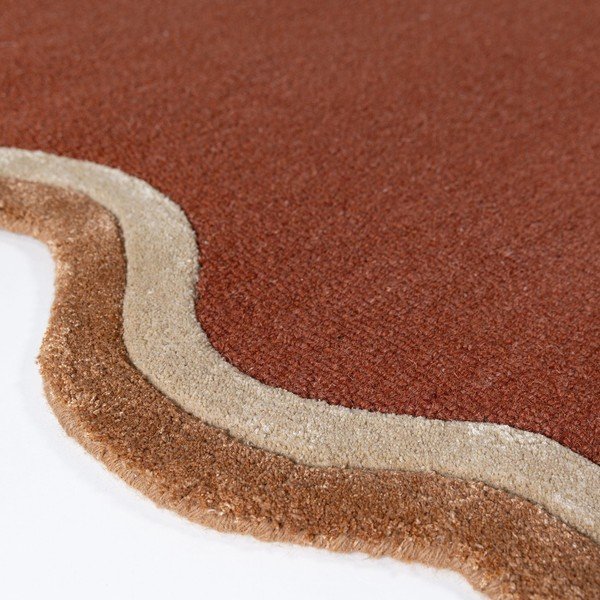 Covor teracotă țesut manual din amestesc de lână 120x170 cm Rivo Wool – Flair Rugs-image-4