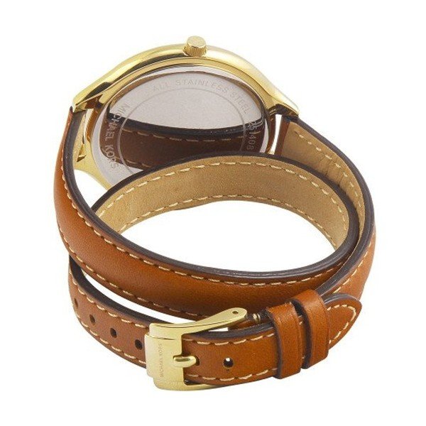 Ceas cu brățară din piele Michael Kors MK2256-image-1