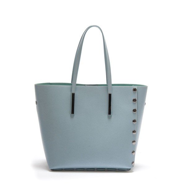 Geantă din piele Isabella Rhea Junipernus, albastră-image-4