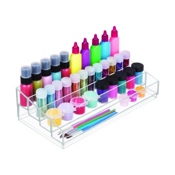 Suport transparent pentru cosmetice iDesign Clarity, 20 x 34 cm-image-4