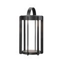 Felinar cu LED negru cu USB (înălțime 30 cm) pentru exterior Firefly – Zone