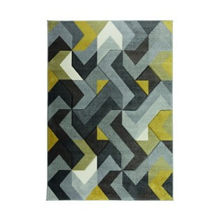 Covor Flair Rugs Aurora, 120x170 cm, verde- galben