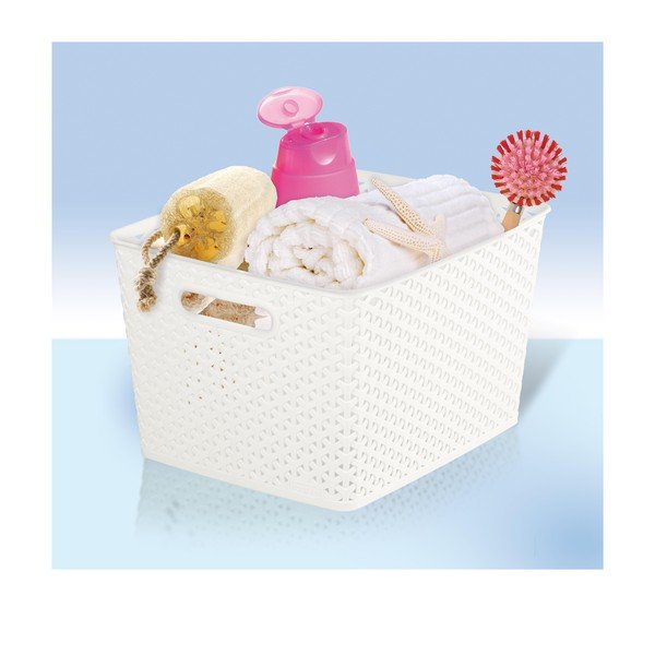 Coș de depozitare Curver My Style, 18 l, alb-image-1