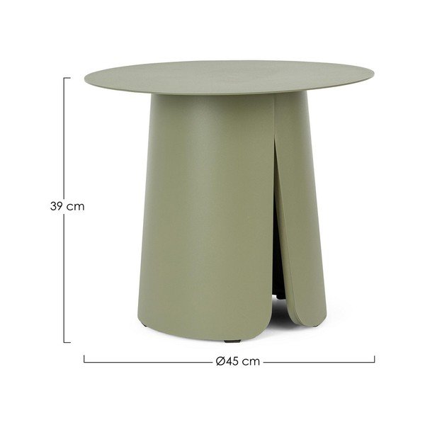 Măsuță de grădină rotundă din aluminiu ø 45 cm Bryan – Bizzotto-image-3