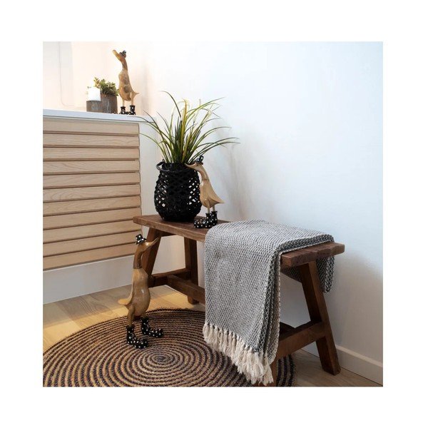 Bancă de grădină maro din lemn masiv Barcelona – House Nordic-image-1