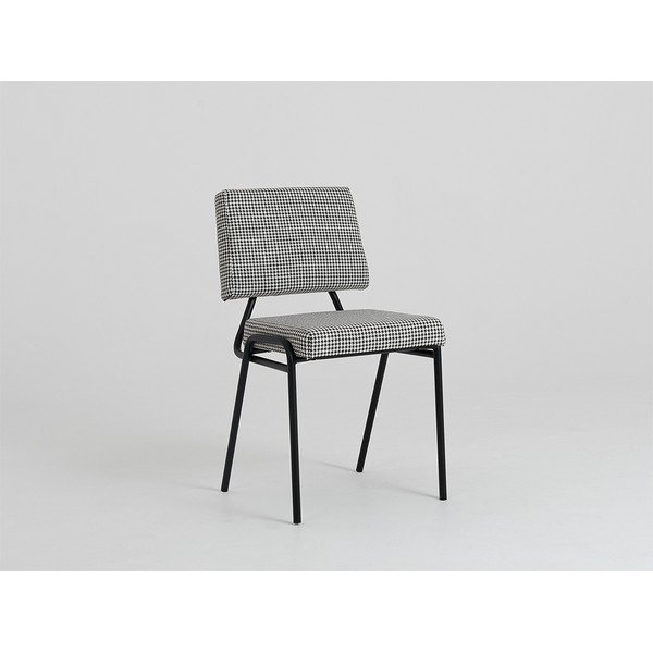 Scaun de sufragerie alb-negru Simple - CustomForm-image-1