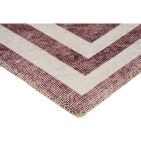 Covor roșu lavabil 180x120 cm - Vitaus-image-2