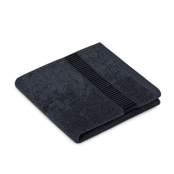 Prosoape de baie negre 2 buc. din bumbac din frotir Avium – Restilo-image-1