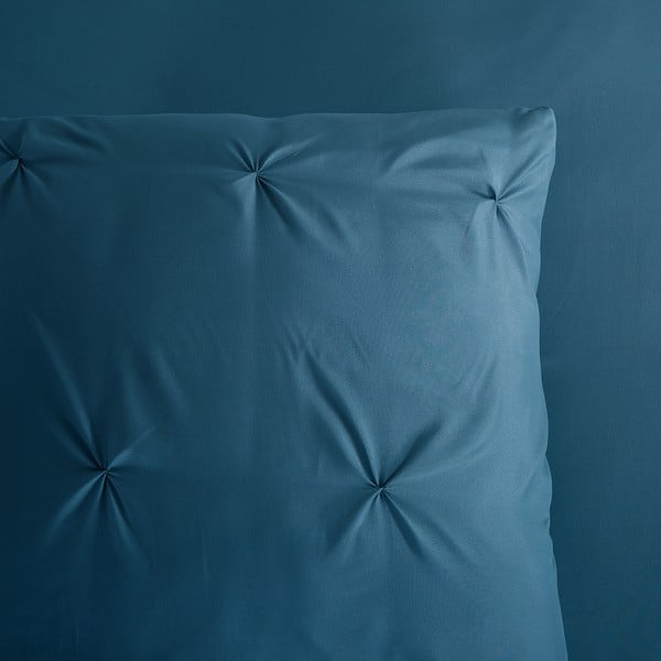 Lenjerie de pat albastru petrol din microfibră pentru pat dublu/extinsă 200x220 cm Pure Elegance – Good Morning-image-2