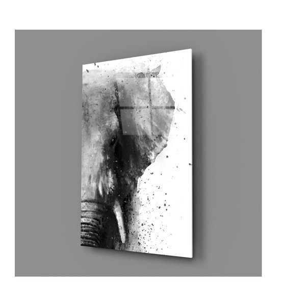 Tablou din sticlă Insigne Elephant, 46 x 72 cm-image-3