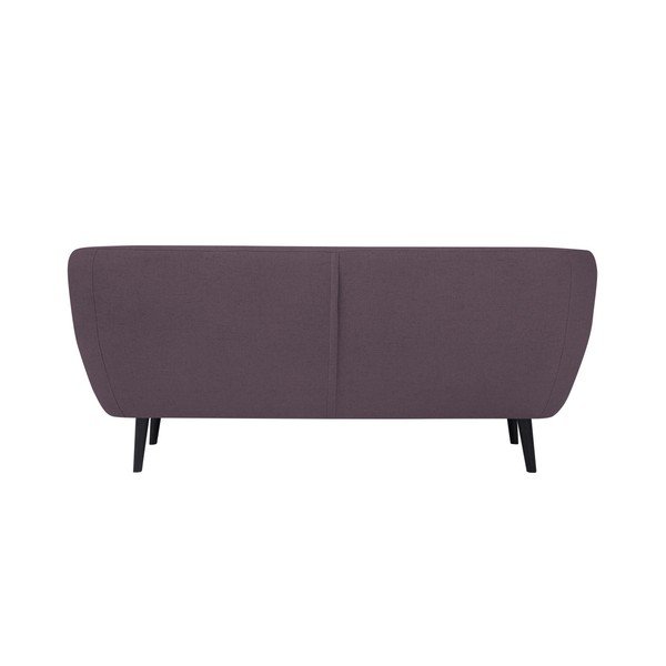 Canapea cu 2 locuri și picioare maro Mazzini Sofas Piemont, mov-image-1