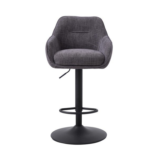 Scaune de bar gri 2 buc. (înălțime șezut 69 cm) Avola – Unique Furniture-image-3