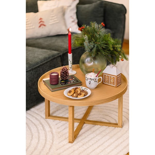 Vază din sticlă Hübsch Sole, înălțime 20 cm, verde-image-3