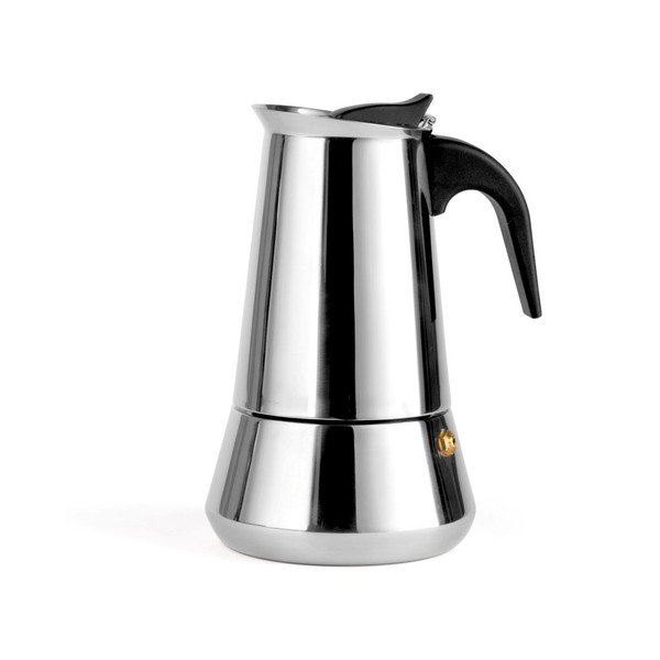 Espressor moka argintiu din oțel inoxidabil 400 ml Trevi – Leopold Vienna