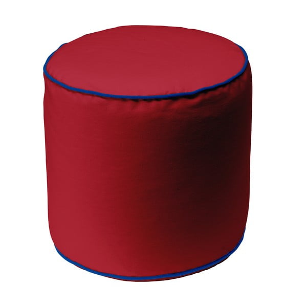 Puf 13Casa Bicolor Cylindre, roșu