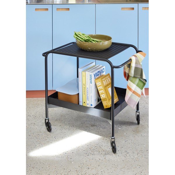 Măsuță de servire cu roți din metal 47x66 cm Push – Hübsch-image-1