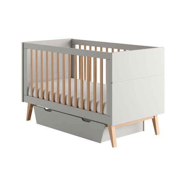 Pătuț gri 70x140 cm Swing – Pinio-image-2