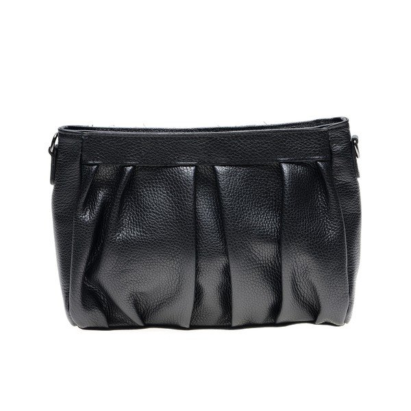 Geantă din piele Luisa Vannini, negru-image-3