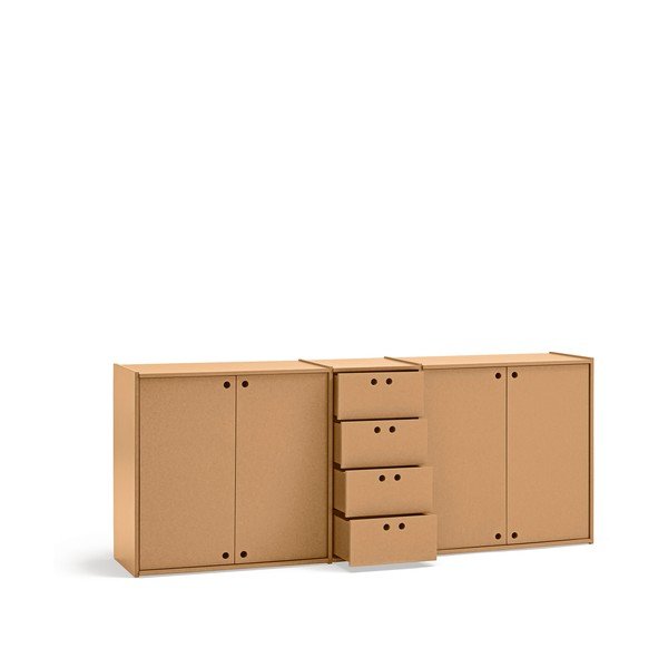 Comodă în culoare naturală 197x80x40 cm Wally – Teulat-image-4