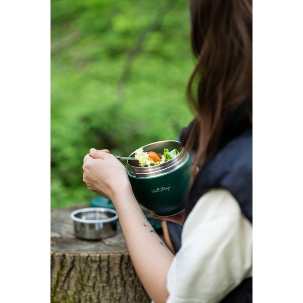 Termos verde pentru mâncare din oțel inoxidabil 680 ml Fuori – Vialli Design-image-1
