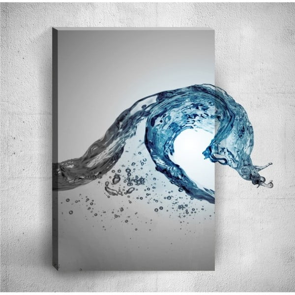 Tablou de perete 3D Mosticx Water Flow, 40 x 60 cm