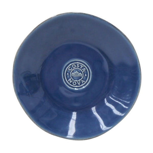 Farfurie din gresie ceramică Costa Nova, ⌀ 16 cm, albastru