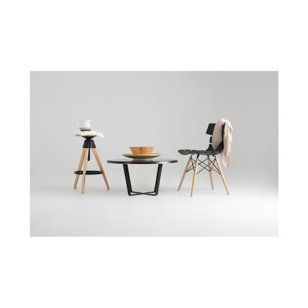 Măsuță de cafea Custom Form Mapple, Ø 80 cm, negru -image-4