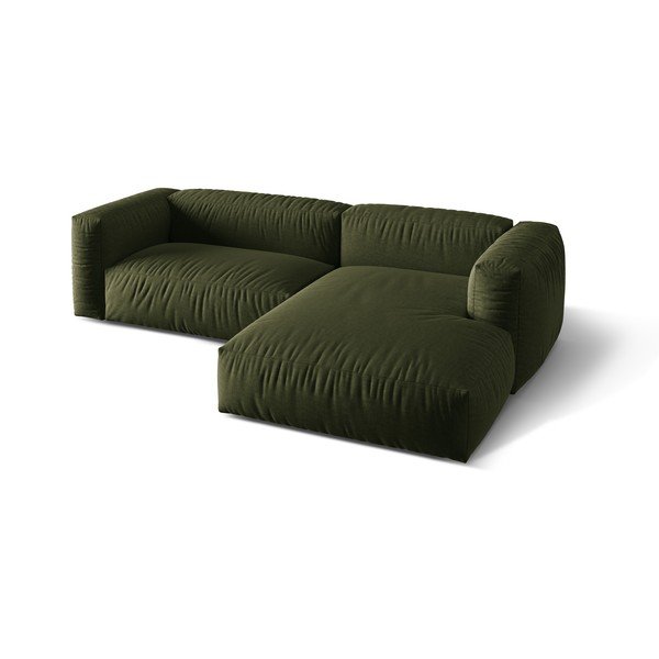 Colțar modular verde (cu colț pe partea dreaptă) Martina – Micadoni Home-image-1