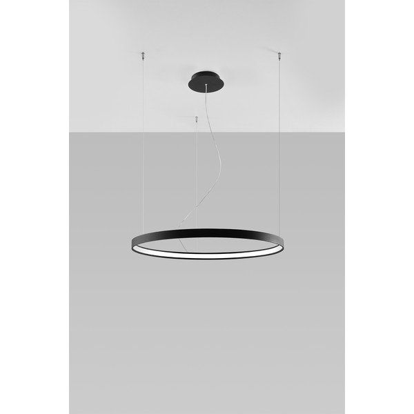 Lustră neagră LED din aluminiu ø 78 cm RIO – Thoro-image-4