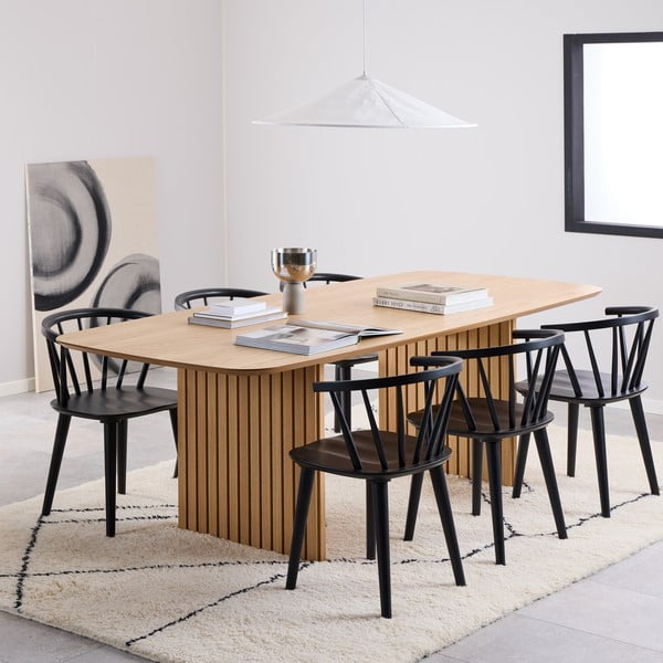 Scaun de dining negru Ida – Actona-image-1