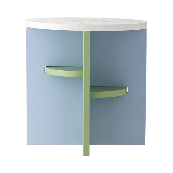Scaun de copii verde deschis/albastru deschis Latti – Bloomingville Mini-image-4