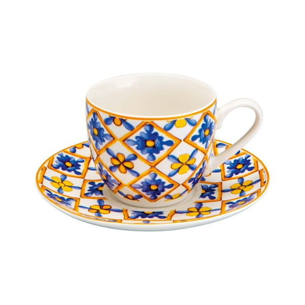 Set 6 cești cu farfurioară Brandani Medicea-image-2