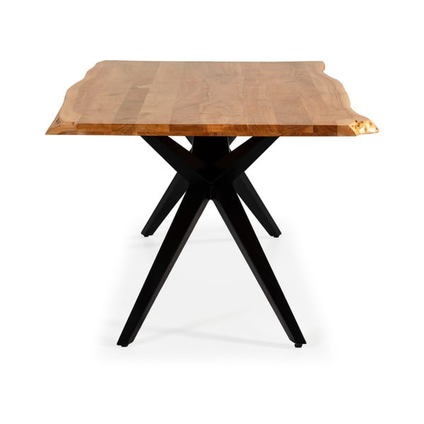 Masă de dining cu blat din lemn de acacia 100x200 cm Mudri – MOME-image-4