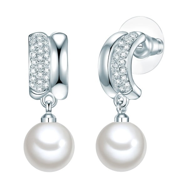 Cercei cu perle Bea, perla ⌀ 1 cm